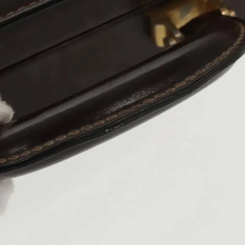 LOEWE Anagram Trunk Leather Brown